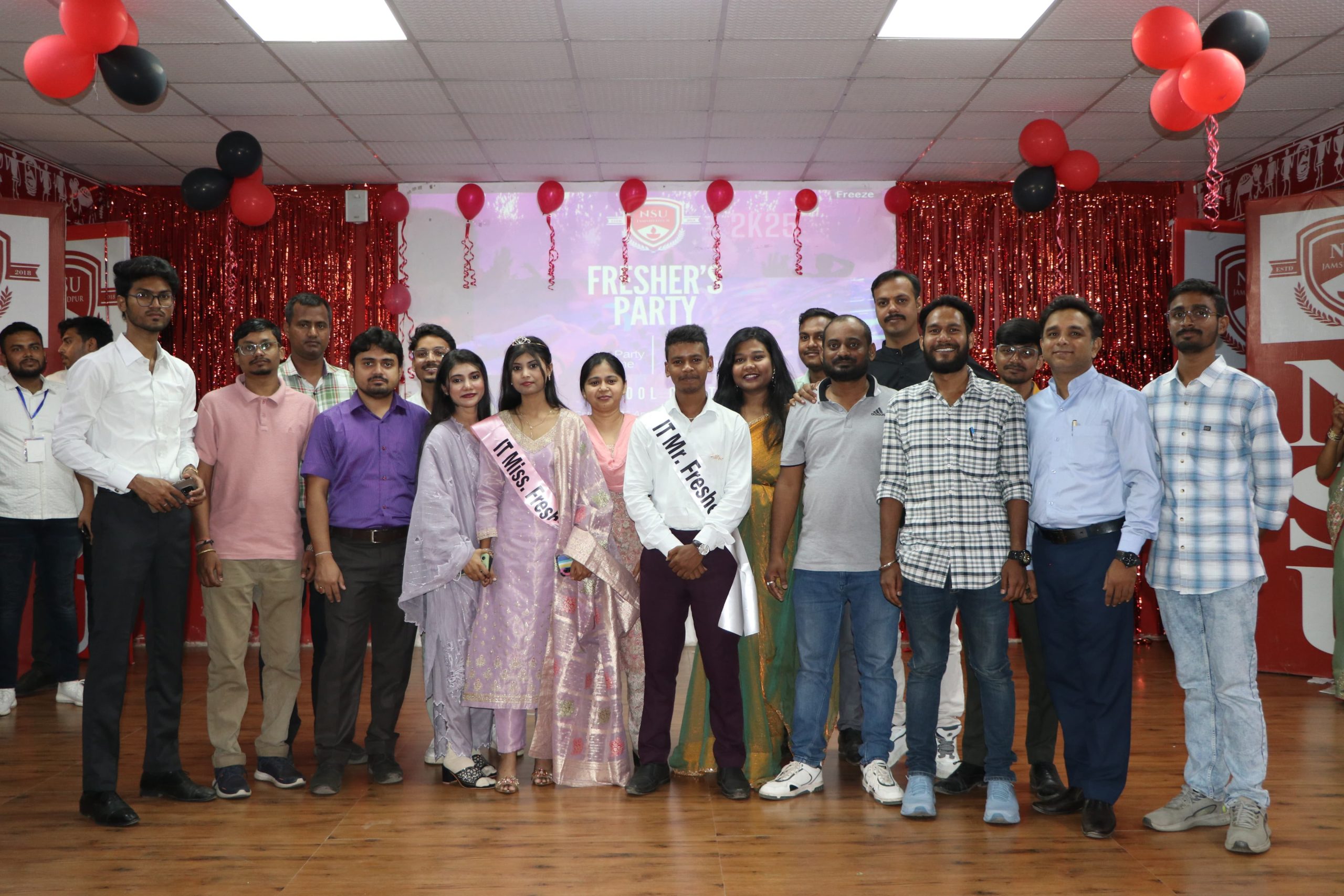 Freshers Day celebration of the School of IT Freshers Day celebration of the School of IT